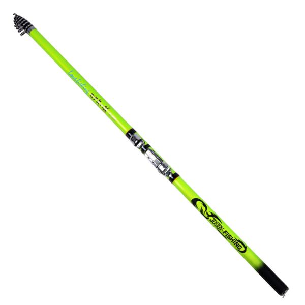 テレスコピックフィッシングロッド 折りたたみ式スピニングロッド セラミックガイドリング 630cm