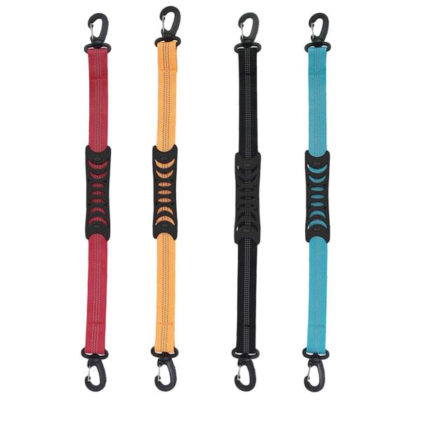 ポータブル スケート シューズ キャリア ストラップ エンド フック付き ベルト スキー ブーツ ストラップ ブラック