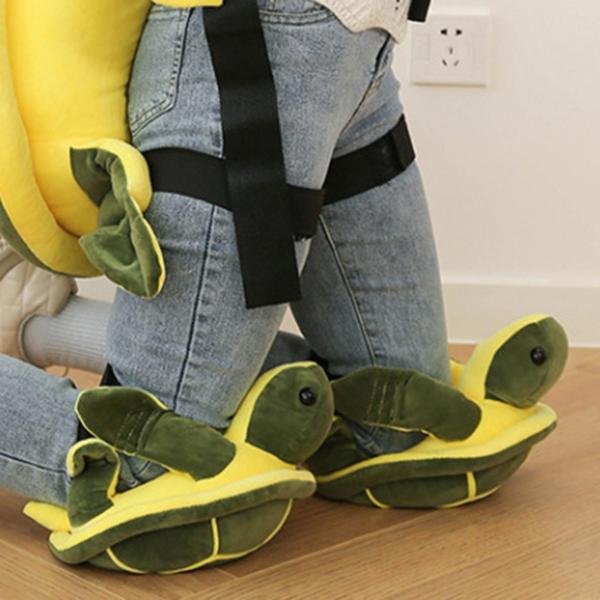 アウトドア スキー プロテクター 調節可能 落下防止 ギフト タートル シェイプ ぬいぐるみ 2個 膝パッド