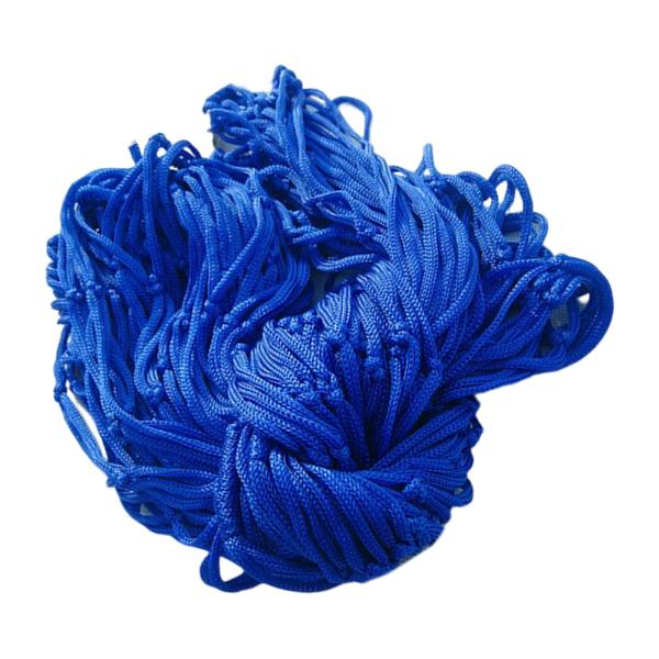 キャンプ ハンモック スイング ネット フック付きスリーピング ベッド ハイキング ガーデン ヤード ブルー