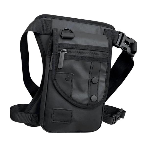 ドロップ レッグ ポーチ バッグ フィッシング タックル バッグ フィッティング サイクリング ハイキング 旅行 ブラック