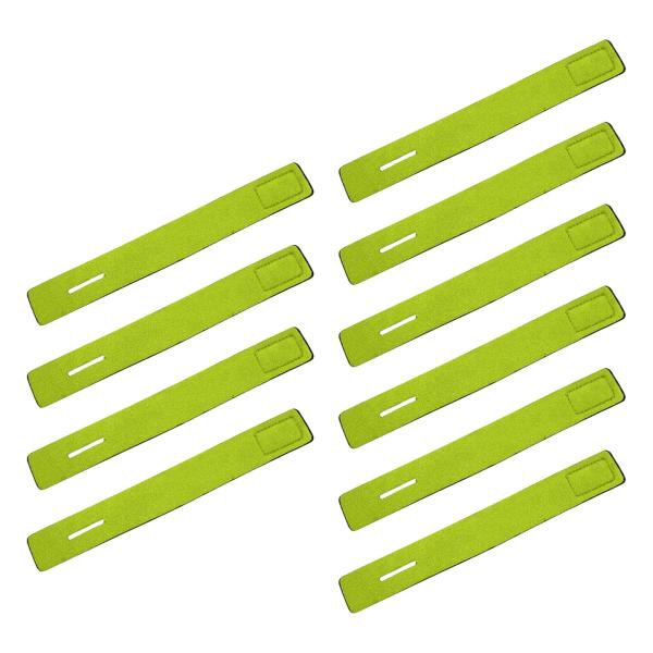 釣り竿ストラップ ラップ 釣り竿タイ 銀行釣りガレージ用 10個 グリーン