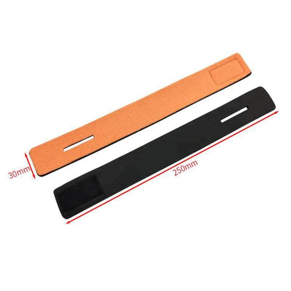 釣り竿ストラップ ラップ釣り竿タイ 銀行釣りガレージ用 10個 オレンジ