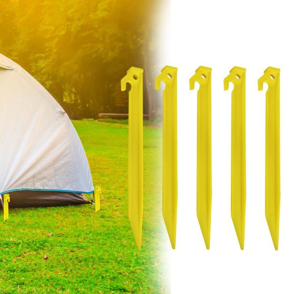 5x テントステーク 高耐久テントペグ フックステーク 軽量キャノピーステーク ハロウィン ガーデンデコレーション キャンプ アウトドア 芝｜stk-shop｜02