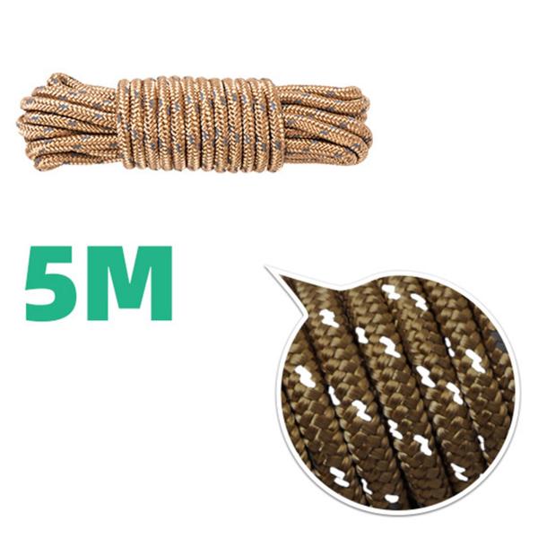 ガイライン テントロープ パラコード ソリッドブレイドテントコード 反射ランヤード ガイライン キャンプロープ 旅行 ハイキング アウトドア