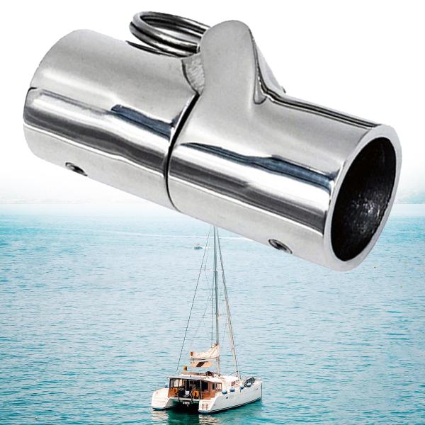 ボート手すりパイプコネクタボートチューブヒンジビミニトップススイベルカップリングチューブ 25 ミリメートル