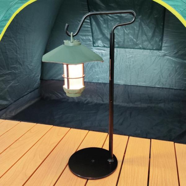 キャンプ ランタン  ホルダー 折りたたみ式 ランプ ポスト ハンガー ホルダー 取り外し可能なキャンプ ライト  ポール ハンガー 釣り 