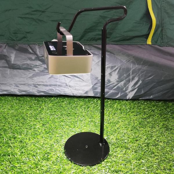 キャンプ ランタン  ホルダー 折りたたみ式 ランプ ポスト ハンガー ホルダー 取り外し可能なキャンプ ライト  ポール ハンガー 釣り 