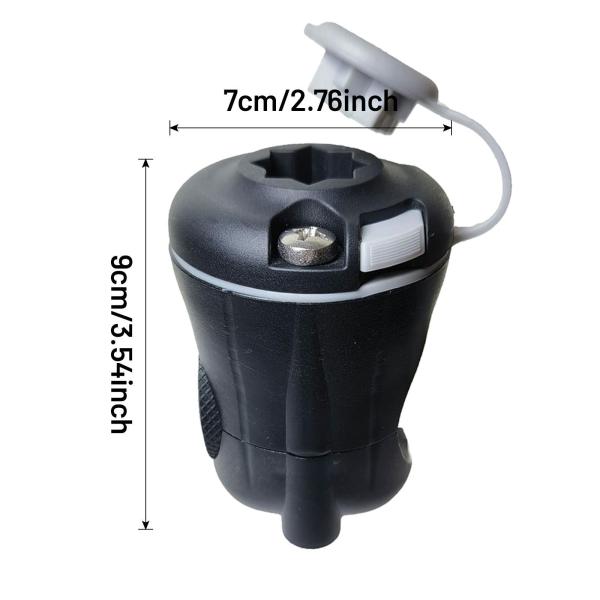 カヤックレールマウント 釣り竿ホルダー用 12mm-38mm 丸型または正方形レール用 釣り竿クリップベース ヨットカヌーボート釣り竿ブラケ