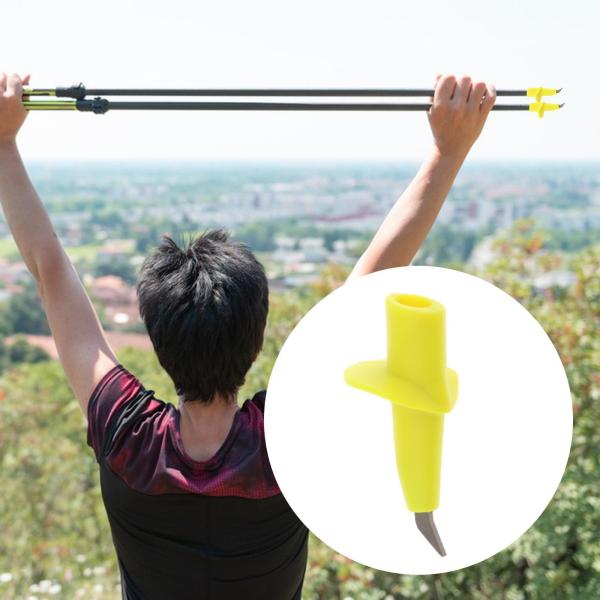 カーバイドチップ トレッキングポールチップ ほとんどの標準的なハイキングポール用 ハイキングロッドチップの交換用 ステッキチップ 登山 トレ