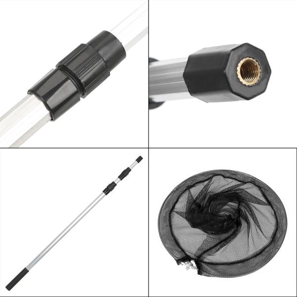 ポータブル折りたたみ釣りランディングネットアルミニウム合金淡水海水 1.5 メートル