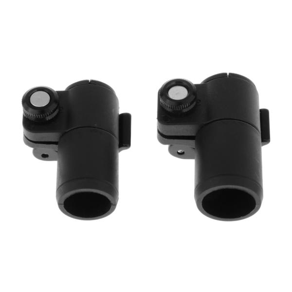 トレッキングポールロック クイックロック レバーロック交換用ウォーキングポールロック ブラックバックル 16mm
