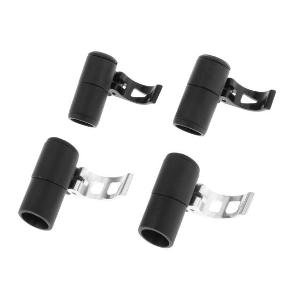 トレッキングポールロック クイックロック レバーロック交換用ウォーキングポールロック ブラックバックル 16mm