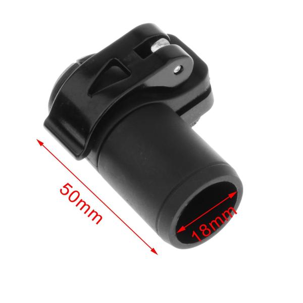 トレッキングポールロック クイックロック レバーロック交換用ウォーキングポールロック ブラックバックル 18mm