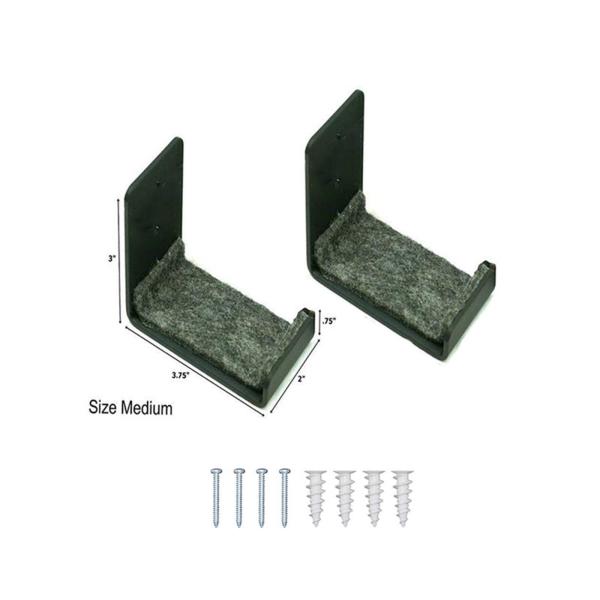 サーフボードウォールラック 耐久性のあるフック スノーボードラックディスプレイ 家庭用スキー 屋内用 3.75インチ