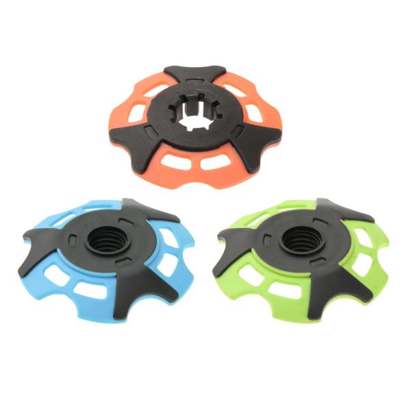 トレッキングポール スノーフレークバスケット ハイキングポール トレッキング アウトドア バックパッキング用 グリーン