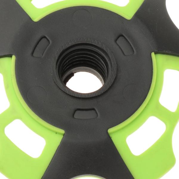 トレッキングポール スノーフレークバスケット ハイキングポール トレッキング アウトドア バックパッキング用 グリーン