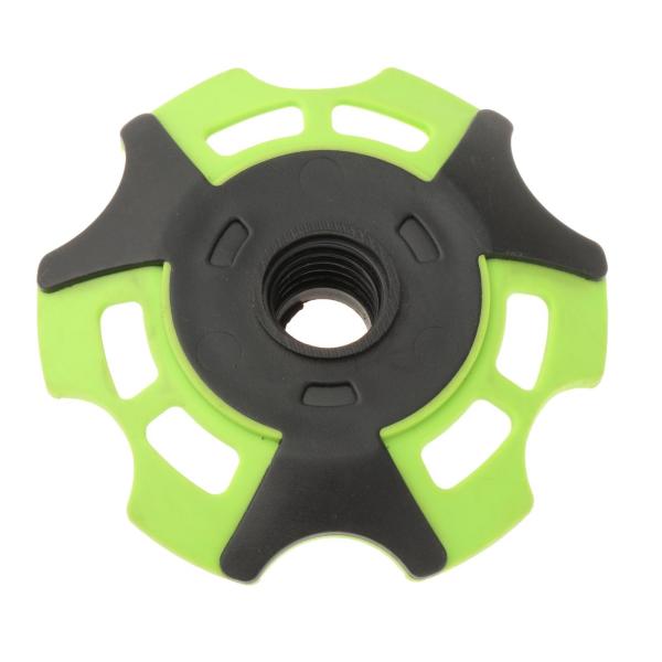トレッキングポール スノーフレークバスケット ハイキングポール トレッキング アウトドア バックパッキング用 グリーン