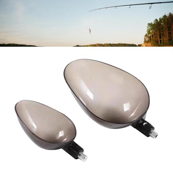 餌キャスティングスクープ餌スプーンネット魚釣りデバイス釣り餌スプーンダブルスプーン