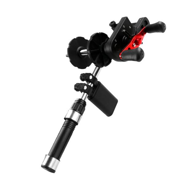 釣りリールラインスプーラー安定した調整可能な使いやすいポータブルリールホルダーハンドヘルド