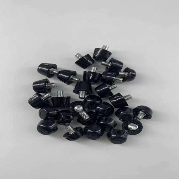 12個のサッカーシューズスパイク、レンチ付き、ネジネジ径5mm、しっかりとしたグラウンドサッカーシューズスパイク、トレーニング用ラグビーシュ
