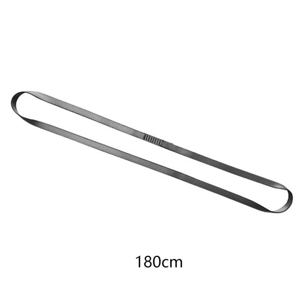 クライミングスリングランナー安全ベルト高強度23kNロッククライミング機器180cmグレー