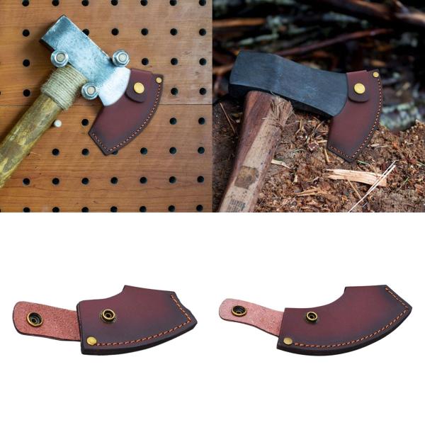 斧ヘッドシースバックルクローズプロテクターキャンプ木こりアウトドア斧シース 8 センチメートル