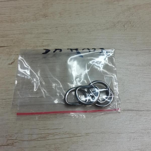 5 個 D リング極厚ハードウェアバッグリングストラップネクタイトートアクセサリー 0.3 センチメートル x 1.5 センチメートル x 