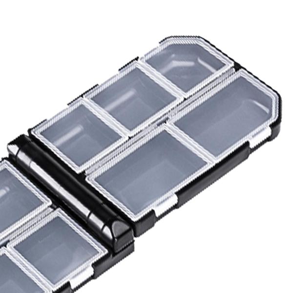 釣具ボックスコンテナケース厚いギアジグフックシンカーフック 10.5 センチメートル x 7.4 センチメートル x 3 センチメートル