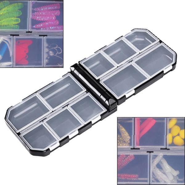 釣具ボックスコンテナケース厚いギアジグフックシンカーフック 10.5 センチメートル x 7.4 センチメートル x 3 センチメートル