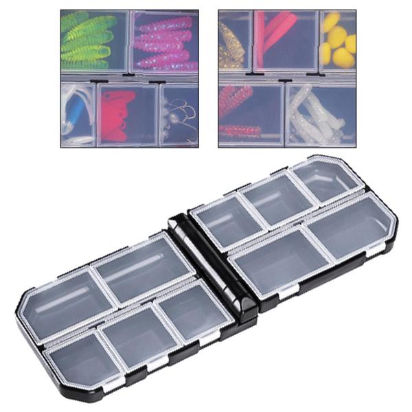 釣具ボックスコンテナケース厚いギアジグフックシンカーフック 10.5 センチメートル x 7.4 センチメートル x 3 センチメートル