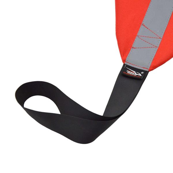 カヤックカヌー用安全旅行旗 カヤックトラック用カヌー牽引警告旗 91cmx18cm