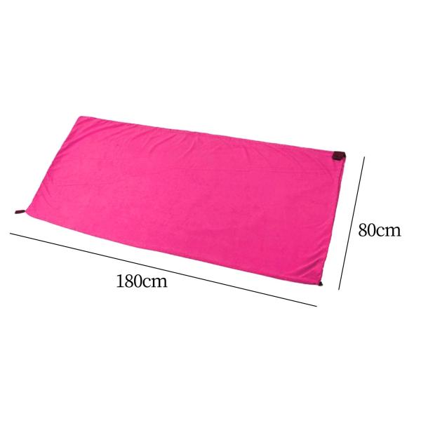 フリース寝袋ライナーブランケットライナー屋内屋外アクティビティ旅行用ピンク