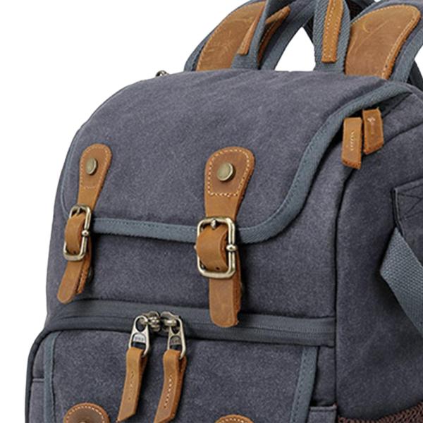 カメラバックパック カメラケース トラベルバックパック バックパッキング 狩猟 登山用 グレー