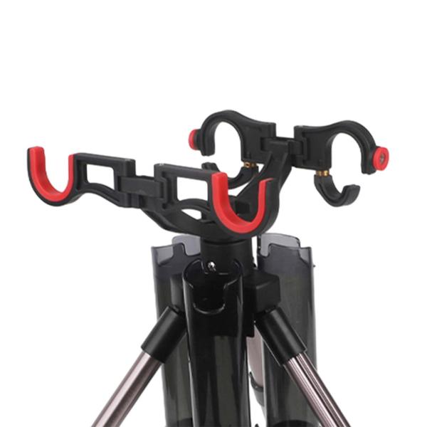 釣り竿三脚ブラケットポータブル釣竿ホルダー船マリンカヤックグレー黒 39 センチメートル