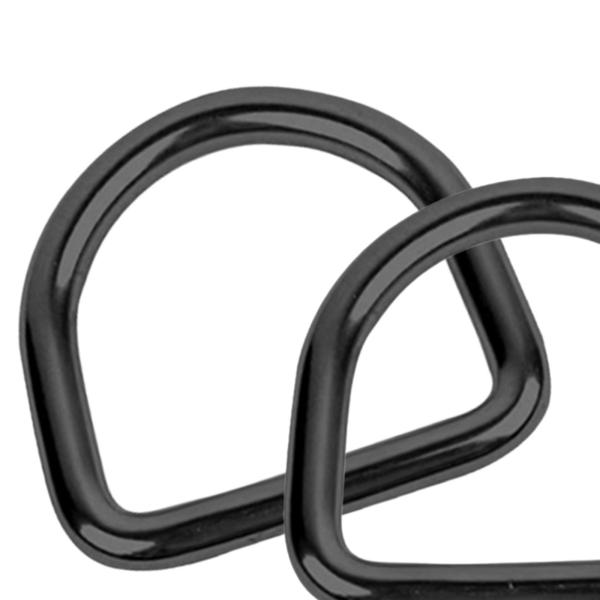 2 個ステンレス鋼 D リングコネクタリング犬のリーシュ縫製プロジェクト 8 ミリメートル x 50 ミリメートル x 47 ミリメートル