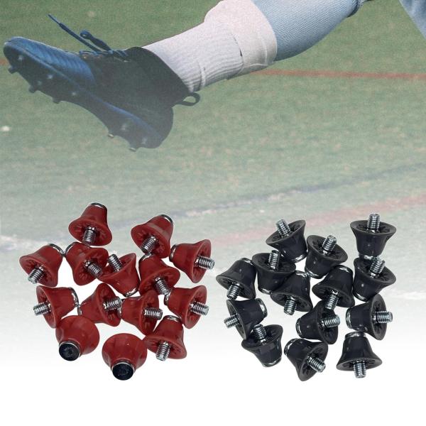 14 個トラックシューズアクセサリー 13mm フットボールブーツスタッドアスレチックスニーカー用レッド