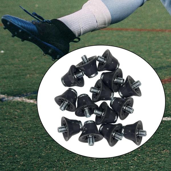 14 個トラックシューズアクセサリー 13 ミリメートルフットボールブーツスタッドアスレチックスニーカーグレーブラック