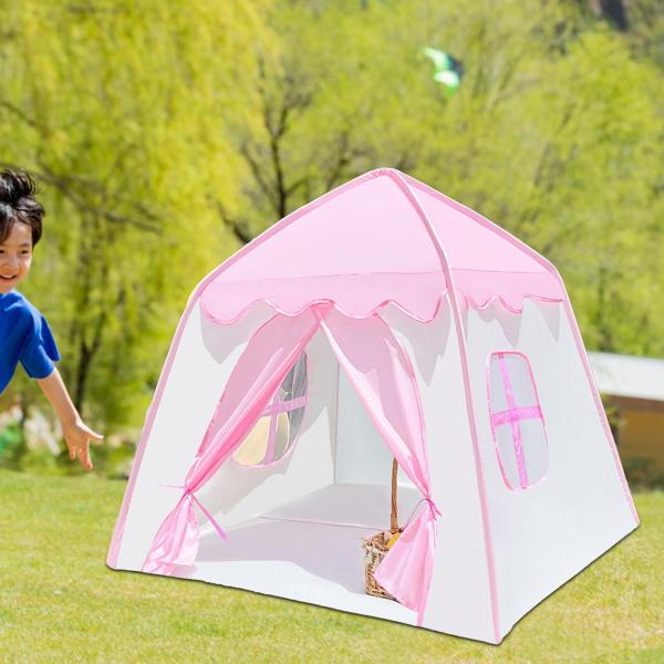 プリンセステント、女の子用プレイハウス、子供用キャッスルプレイテント、屋内および屋外ゲーム用
