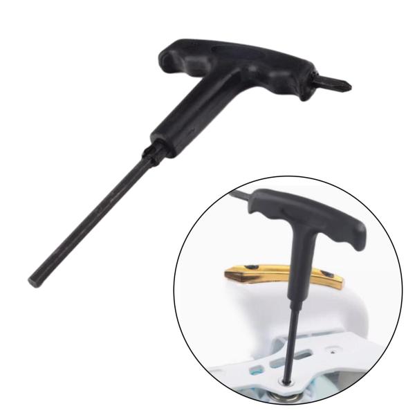 ローラースケート T ハンドルレンチ ホームメンテナンス用 信頼性の高いドライバー 耐久性のある滑り止めロングボードアクセサリー、スケートボードツール