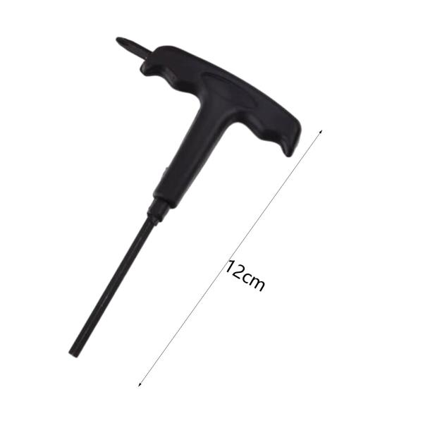 ローラースケート T ハンドルレンチ ホームメンテナンス用 信頼性の高いドライバー 耐久性のある滑り止めロングボードアクセサリー、スケートボードツール