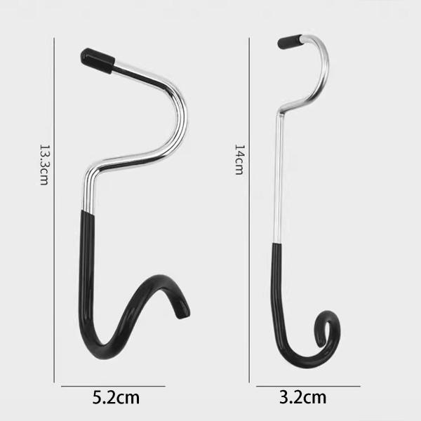 キャンプ用ランタンハンガー 吊り下げバッグ 調理器具ホルダー テント吊り下げフック ランプホルダー ピクニック アウトドア 釣り バーベキュー用 4個