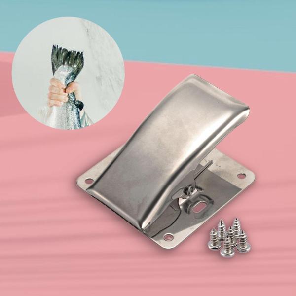 フィッシュテールクリップ 魚のクリーニングボードツール 効率的で丈夫なDIY深顎魚のクリーニングツール スケーリングテーブルフィッシュクランプ用