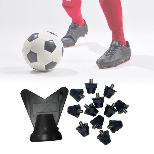 12x サッカーブーツスパイク ねじ込み式 ターフラグビースタッド 屋内屋外スポーツ用 10mm 13mm