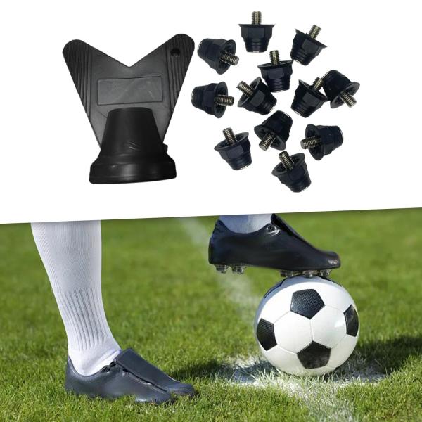12x サッカーブーツスパイク ねじ込み式 ターフラグビースタッド 屋内屋外スポーツ用 10mm 13mm