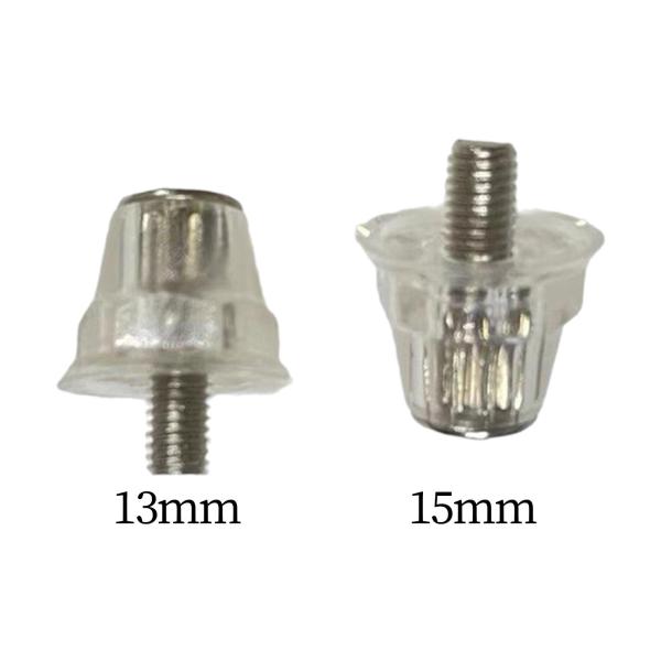 12x フットボールブーツスパイク ねじ込み式 ターフラグビースタッド 屋内屋外スポーツ用 13mm 15mm