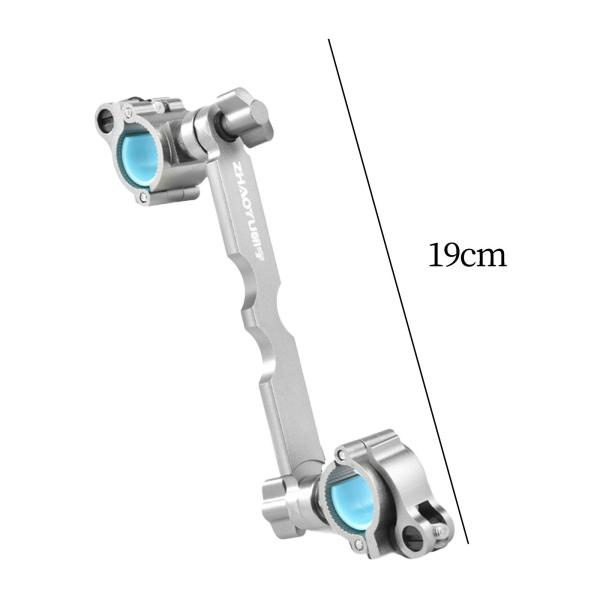 釣り椅子傘スタンド 直径22-26mm ガーデン傘マウントクリップ グレー