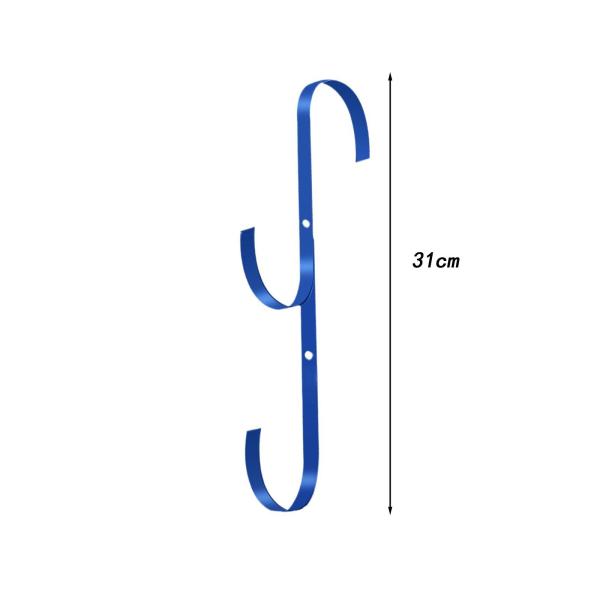 プールポールハンガーリンクフェンスフックホルダーフックポールハンガーオーガナイザーガーデン機器スキマープールアクセサリーブラシ用