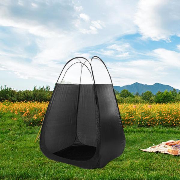 ポータブルアッププライバシーシャワー更衣テントレインシェルター120x120x190cmキャンプ用トイレ着替え用軽量構造