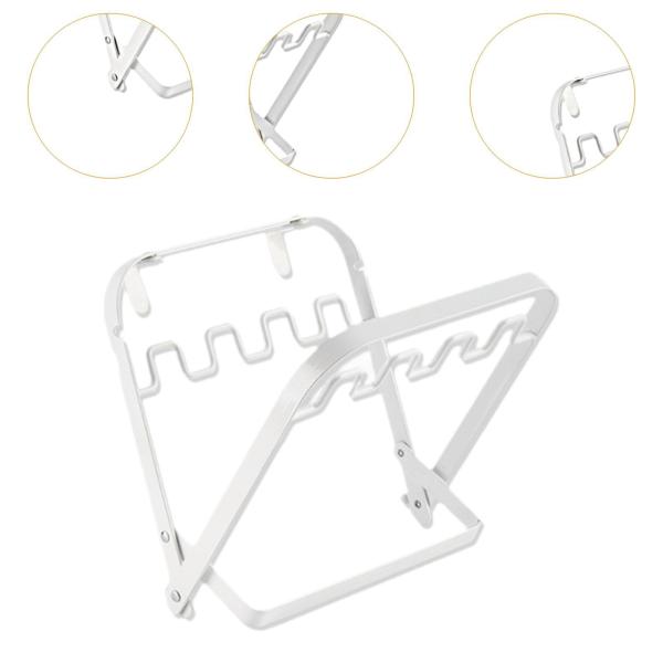 キャンプ用ゴミ袋ホルダー 吊り下げ式ゴミ袋ホルダー キャンプパーティー ピクニック用 ホワイト